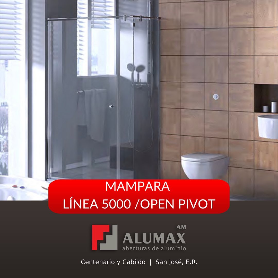 Mampara Línea 5000 - Open Pivot